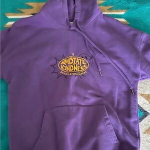 Radiate Kindness Dutch Bros Coffee Purple Hoodie